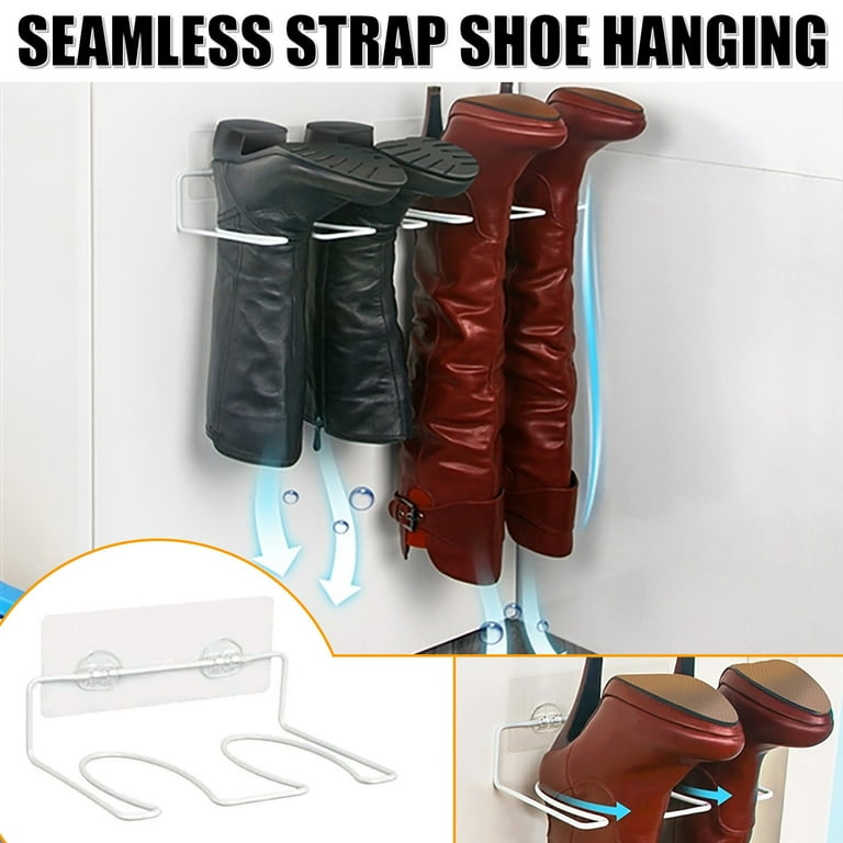 Toyfunny Storage Holder Home Metal Wall Hanging Hanger Boot Rack