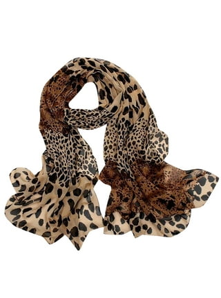 Personalised Leopard Spotted Print Scarf Scarf Gift Box -  UK