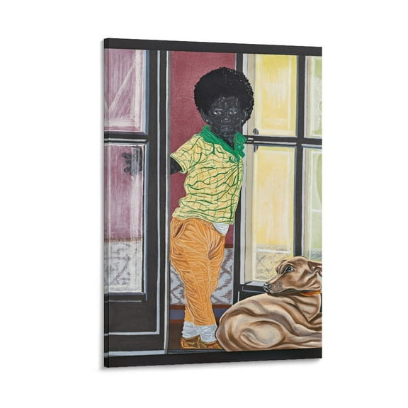 Toyin Ojih Odutola Poster Painting Canvas Poster Wall Art Picture Prints Hanging Photo Gift Decor Home Posters Artworks 24x36inch(60x90cm)