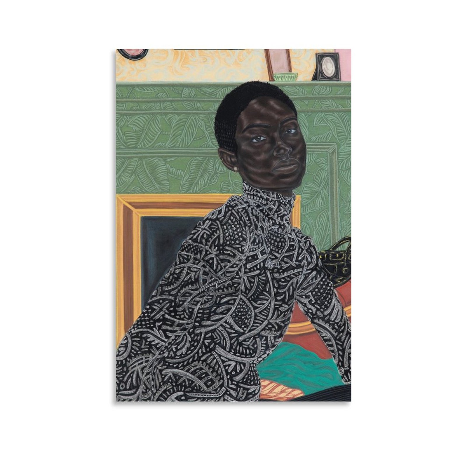 Toyin Ojih Odutola Visual Artist Poster Painter Poster Cool Artworks 