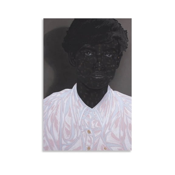 Toyin Ojih Odutola Visual Artist Poster Portrait Painting On Canvas Wall Art Poster Scroll Picture Print Living Room Walls Decor Home Posters 08x12inch(20x30cm)