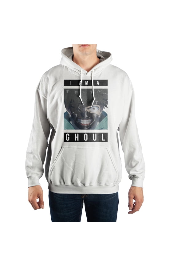 Toyko Ghoul Koutarou Amon 'I Am A Ghoul' Hooded Sweatshirt-Small
