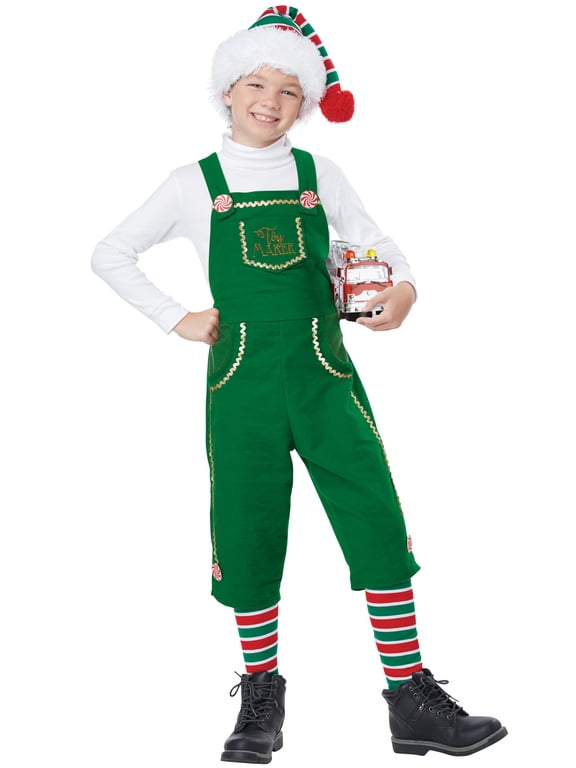Toymaker Elf Boy Child Costume