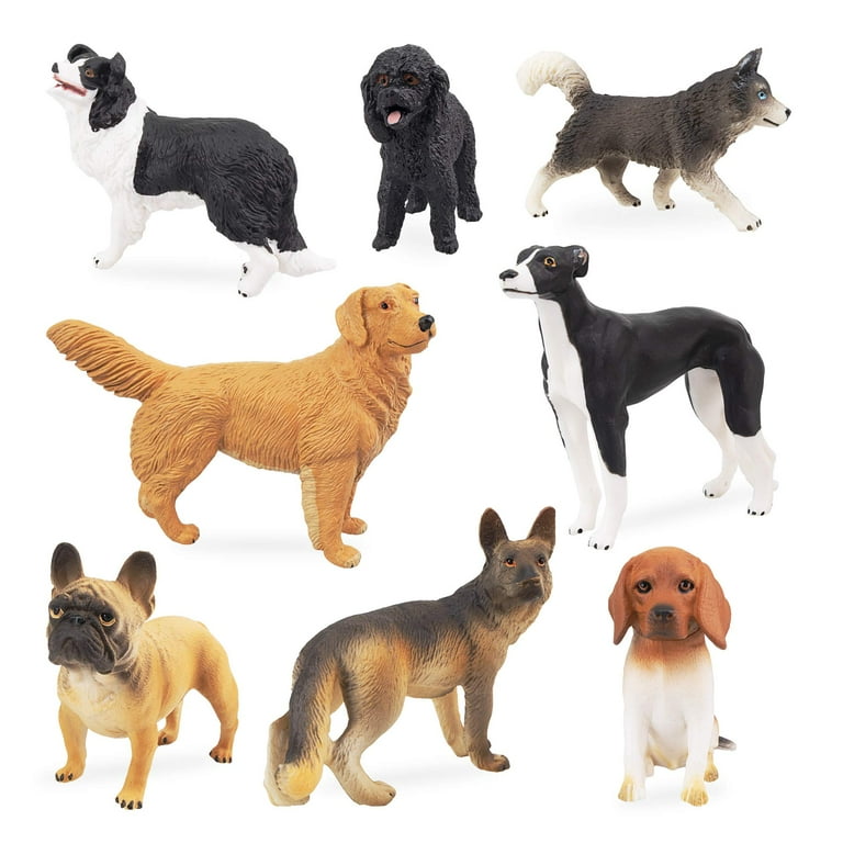Plastic puppy toys top
