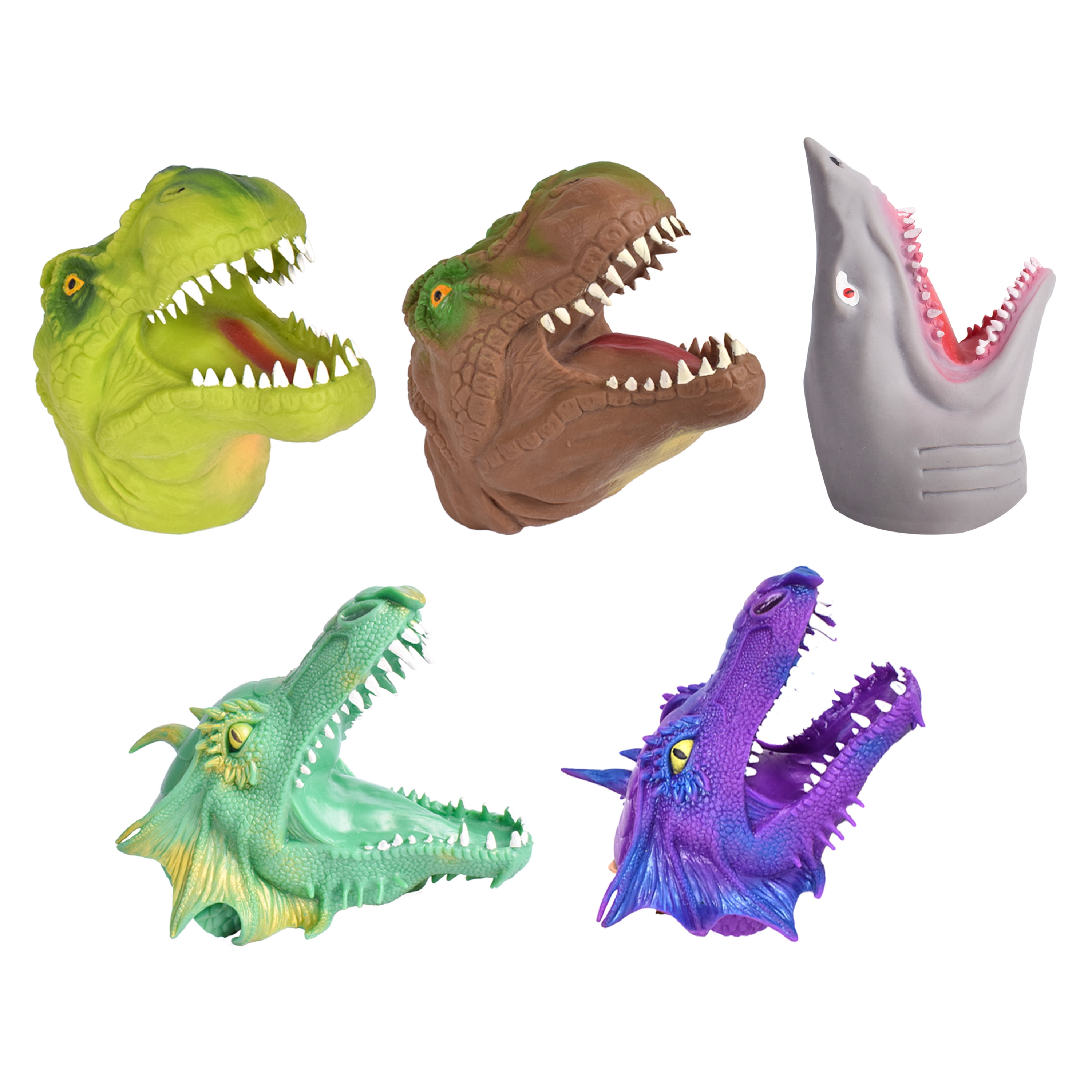 Toymendous Hand Puppet, Rubber Material, Colors & Styles May Vary, Receive 1 Toy Children Ages 3+