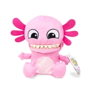 Chatter Chompers Axolotl Plush 6.5, Interactive Collectible Toy, Funny Sound Effects, Ages 3+