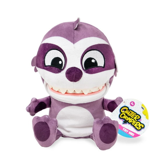Chatter Chompers Sloth Plush 6.5", Interactive Collectible Toy, Funny Sound Effects, Ages 3+