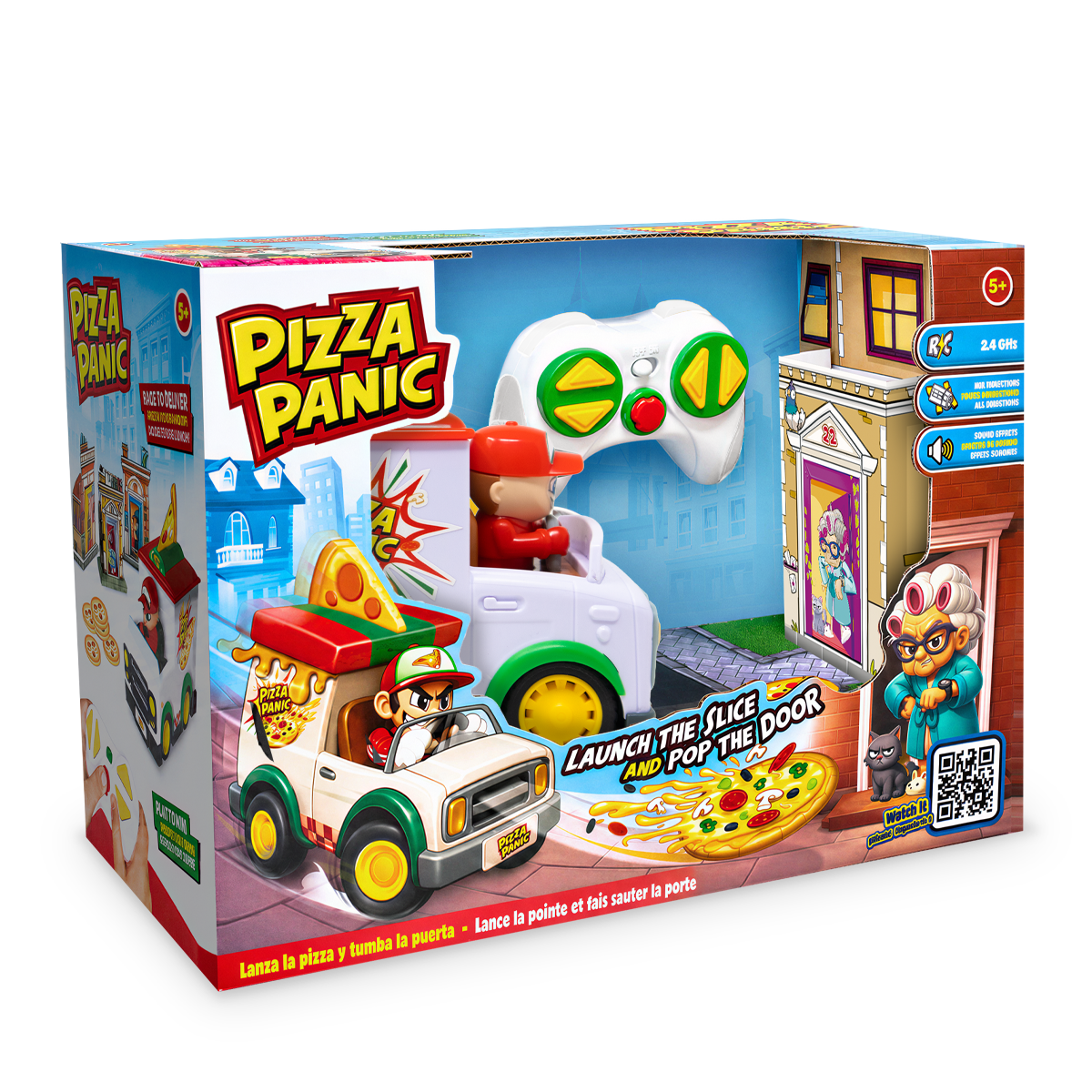 TigerHead Toys - Pizza Panic! The Remote Control Delivery Van. Hilarious Pizza-Launching Action For Kids Ages 5+