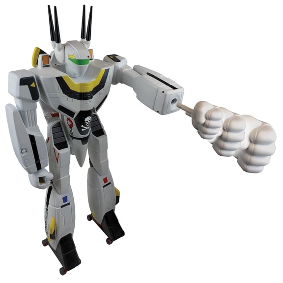 Toynami Robotech: Roy Focker Skull Leader's Jumbo VF-1S Veritech Shogun Warriors Collection Retro Action Figure (SDCC Macross Version)