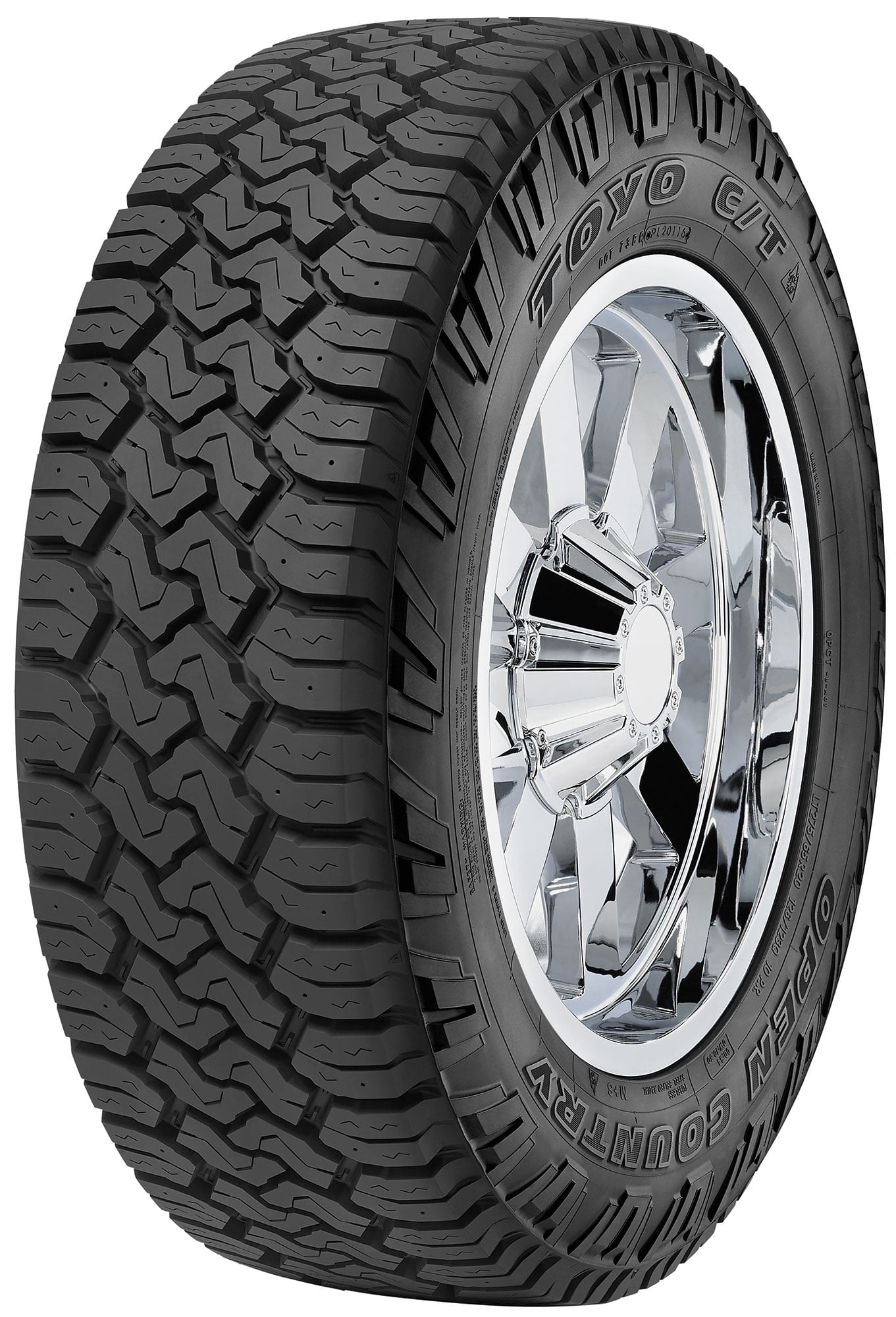 Toyo open country c-t 265/7018 124/121q e (10 ply) bw