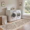 thumbnail image 1 of Toyoso 2x8 Runner Rug Vintage Medallion Washable Rug Cream Grey Low Pile Non Slip For Kitchen Hallway Laundry Room Entryway Home Decor Carpet, 1 of 8
