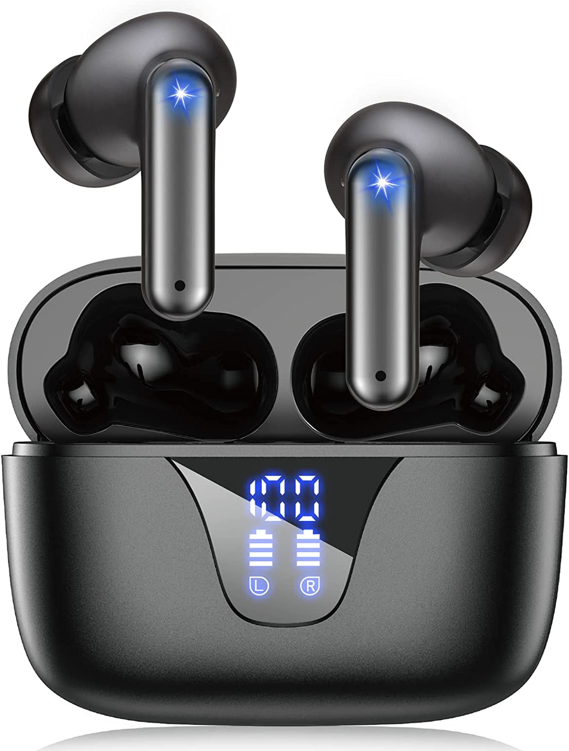 Toyoso Wireless Earbuds, 5.3 Headphones 50H Playtime with LED