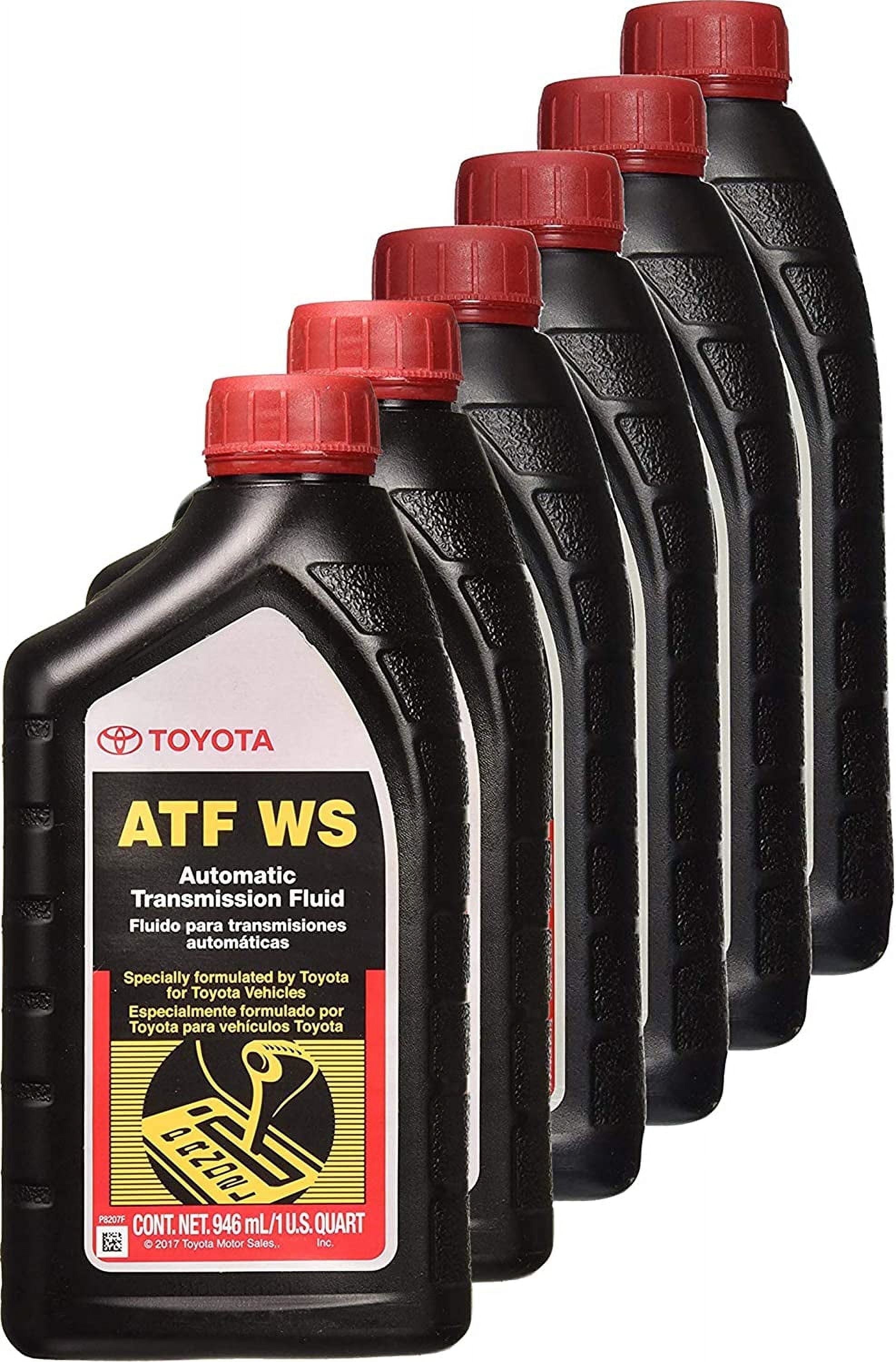 Toyota 00289-ATFWS Automatic Transmission Fluid, 192 Ounces, 6 Pack