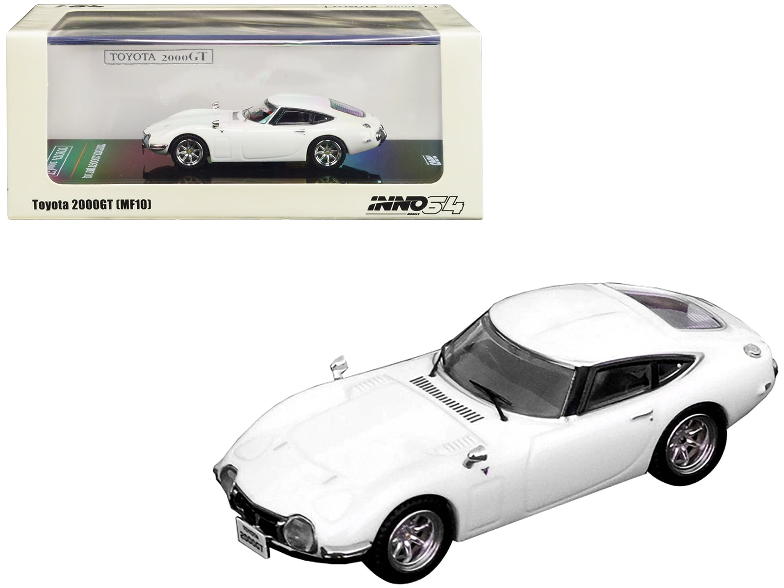 Toyota 2000GT (MF10) RHD (Right Hand Drive) Pegasus White 1/64 Diecast ...