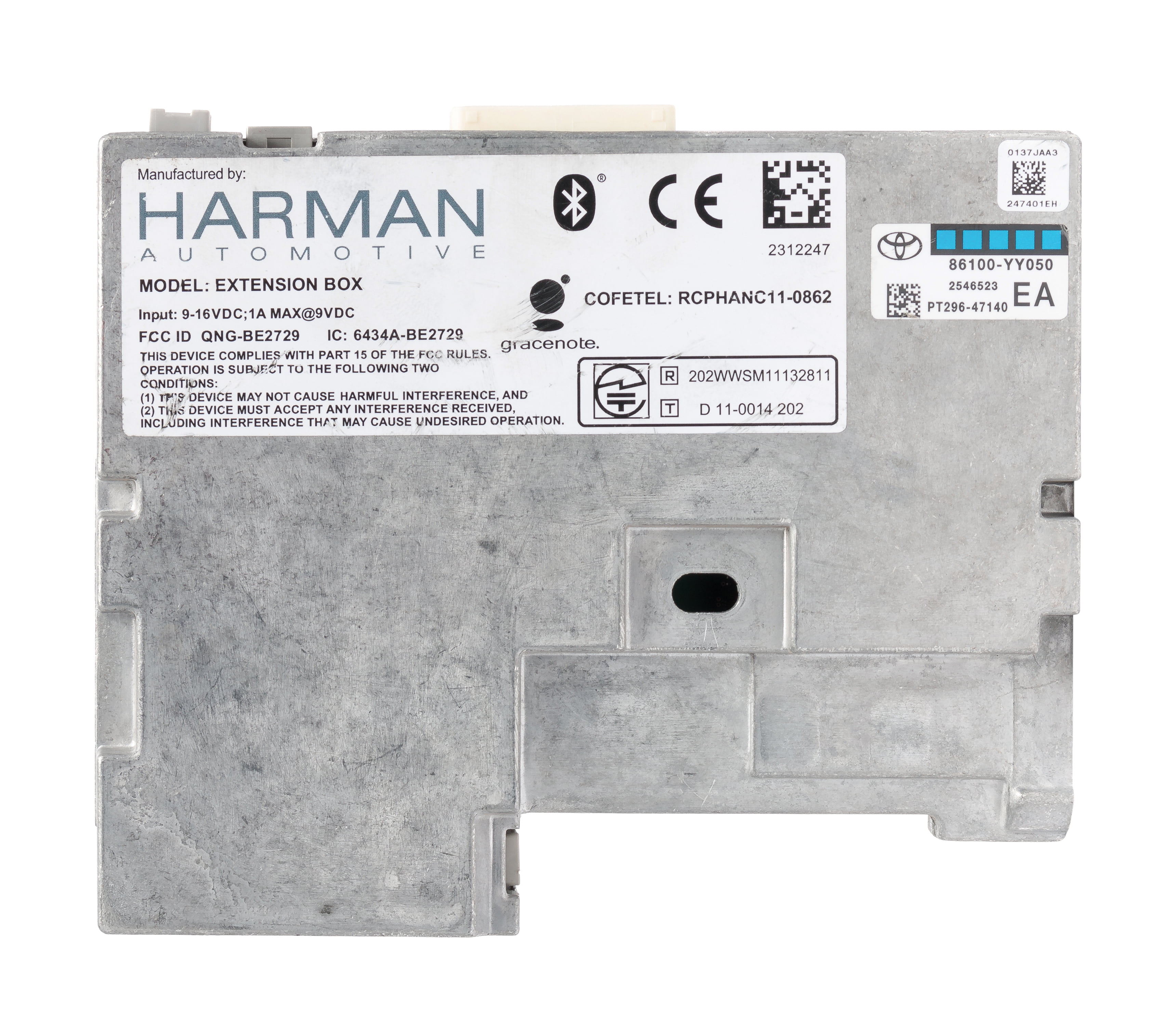 Toyota 20122013 Avalon Camry Prius RAV4 Communication Extension Box