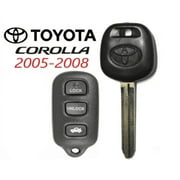 Toyota 44D Transponder DOT Chip Key + 4 Button Remote GQ43VT14T VLS