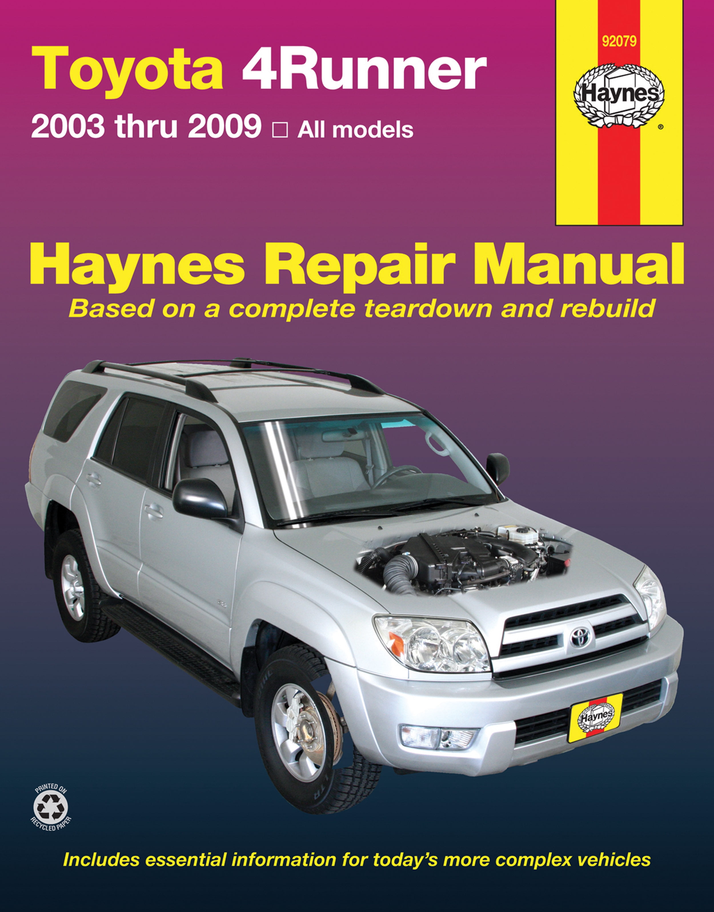 Toyota 4Runner (03-09) Haynes Repair Manual ^