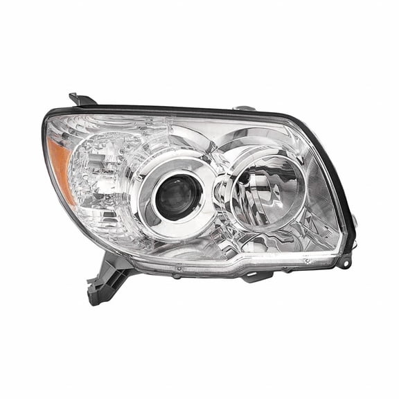 For Toyota 4Runner 2006 2007 2008 2009 Headlight Passenger Side | Lens & Housing | LTD/SR5 | Clear | Chrome | Replacement For TO2503164 | 615343200897, 8113035441