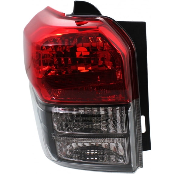 For Toyota 4Runner 2010 2011 2012 2013 Tail Light Unit Driver Side | CAPA Certified | Trail Model | Black Interior | Clear & Red Lens | Replacement For TO2818148, TO2818148C | 8156135370