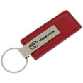 thumbnail image 1 of Toyota 4Runner Red Rectangular Leather Key Chain, 1 of 3