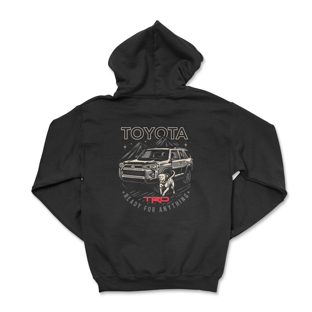Toyota 4Runner TRD Zip-Up Hoodie-Ready for Anything Dog Edition