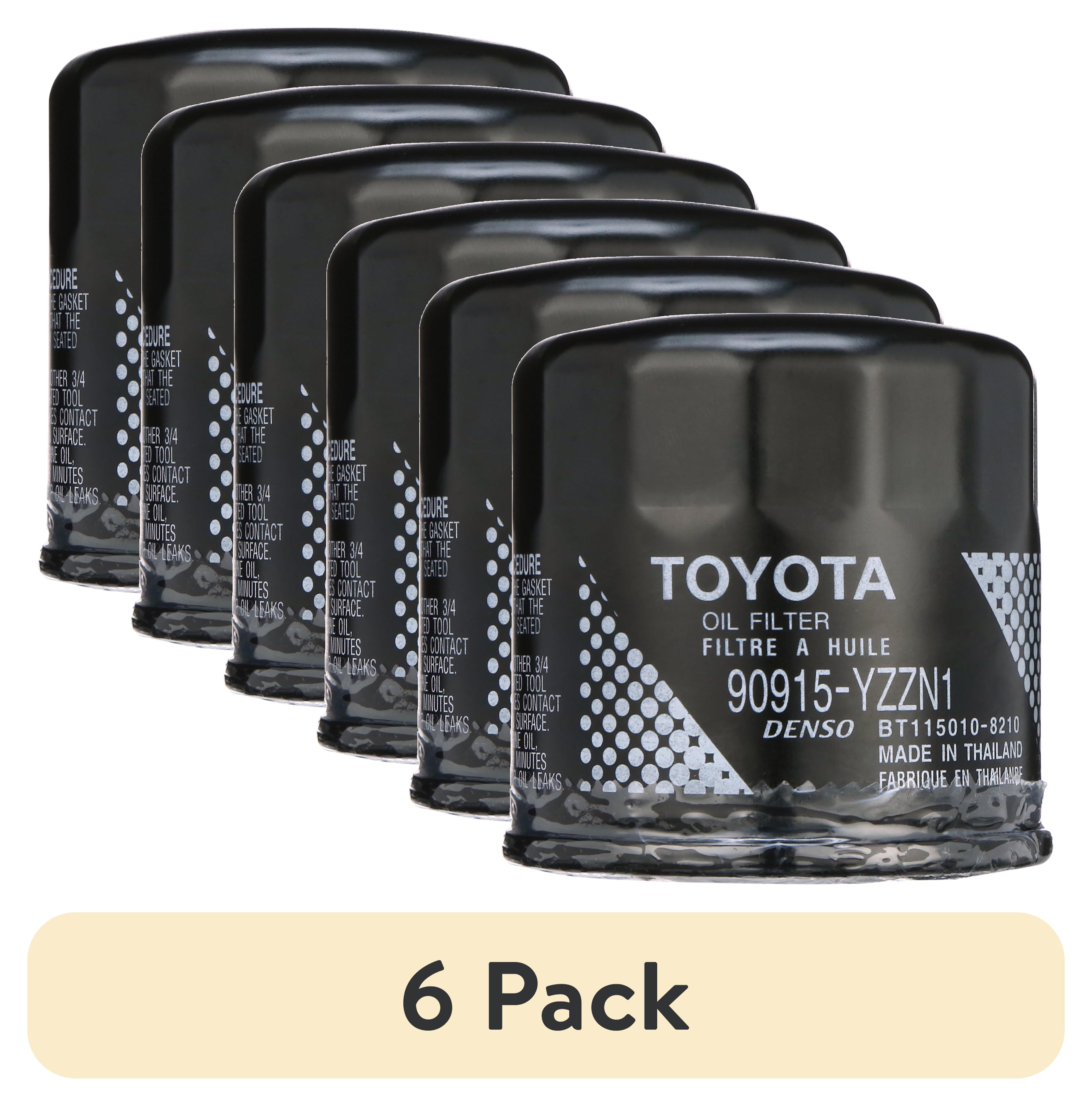 (6 pack) Toyota 90915YZZN1 Original Equipment Oil Filter for Toyota and Lexus Height 3.3" Width