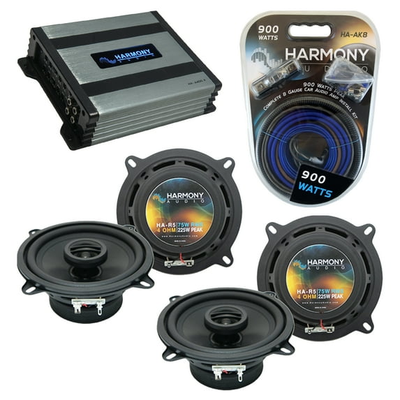 Toyota Avalon 1995-1999 Factory Speaker Upgrade Harmony (2) R5 & HA-A400.4 Amp