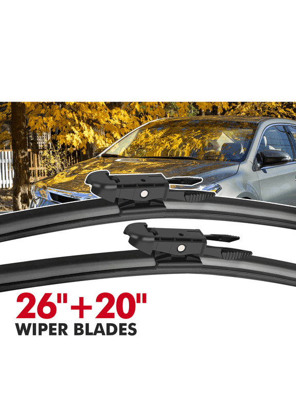 Toyota Avalon 2005-2012 Windshield Wiper Blades Pinch Tab 26"+20" Front Left and Right