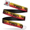 thumbnail image 1 of Toyota Belt, Seatbelt Buckle Belt, Toyota Racing Development TRD Logo Rally Stripe Sunset, 34 to 52 Inches, 1 of 9