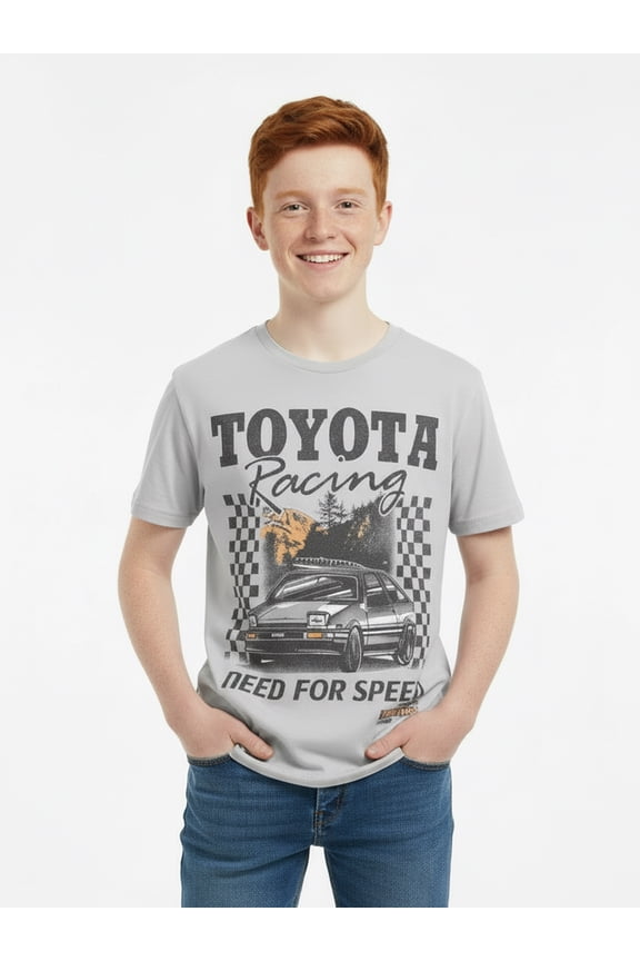 Boys' & Big Boys' Graphic Tee with Short Sleeves, Sizes 4-18