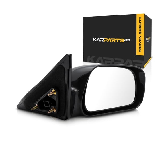 For Toyota Camry 2002 03 04 05 2006 Passenger Side Door Mirror | Power | Non-Heated | Gloss | Black | Non-Folding | Replacement For TO1321167 | 87910AA904