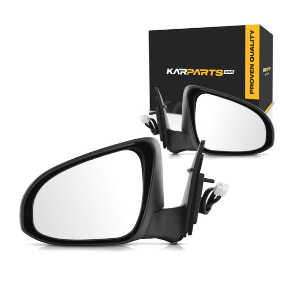 For Toyota Camry 2015 2016 2017 Door Mirror Driver and Passenger Side | Pair | Power | Heated | Paint to Match | Replacement For 8790606040, 8790106040 | TO1320320, TO1321320