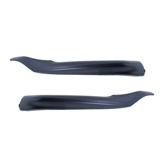 For Toyota Camry 2021 2022 2023 2024 Bumper Cover Molding Driver And Passenger Side | Pair | Front | Lower | Plastic | Matte Black Texture | For SE Models | TO1046113, TO1047113 | 191275789155, 19127