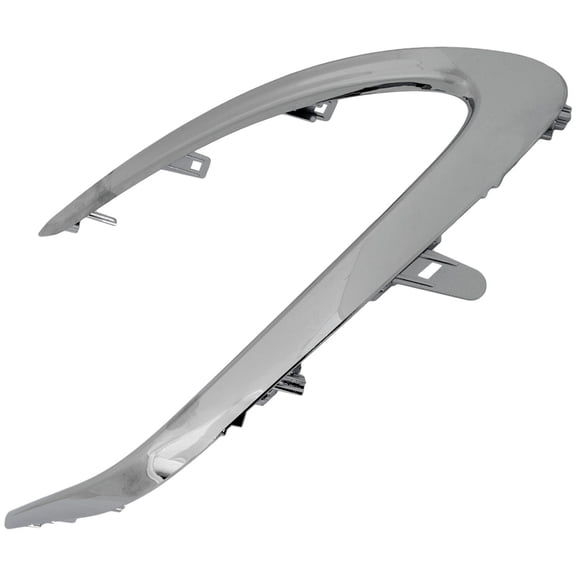 For Toyota Camry 2021 2022 2023 Bumper Cover Molding Passenger Side | Front | CAPA Certified | Chrome | Made Of Plastic | For XLE Hybrid | Replacement For TO1039245C | 191275906255, 5271206180
