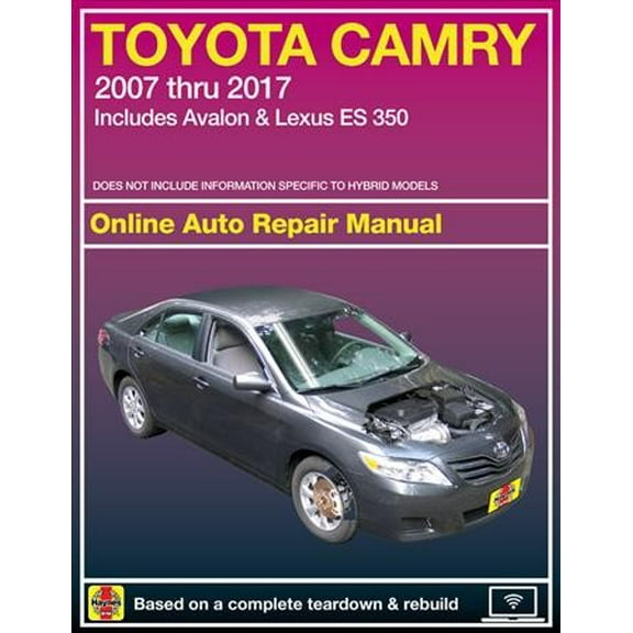 Pre-Owned Toyota Camry & Avalon & Lexus ES 350 (07-17) Haynes Repair Manual **