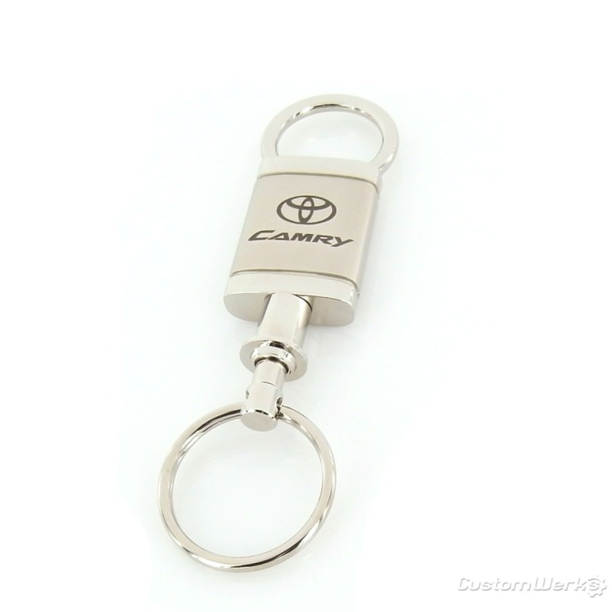 Toyota Camry Satin Valet Keychain (Chrome)