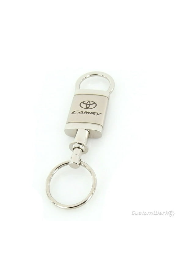 Toyota Camry Satin Valet Keychain (Chrome)