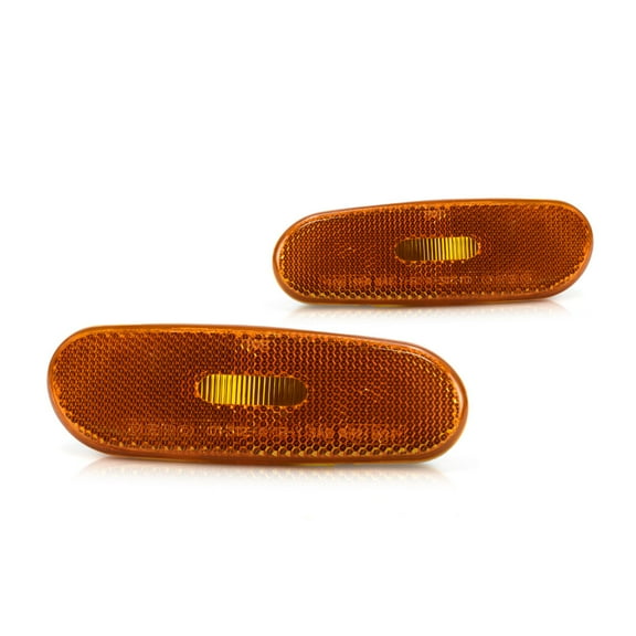 For Toyota Celica 2000 01 02 03 04 2005 Side Marker Light Assembly Driver and Passenger Side Pair CAPA Certified Replaces TO2550116, TO2551116 | 81741-14160, 81731-14170