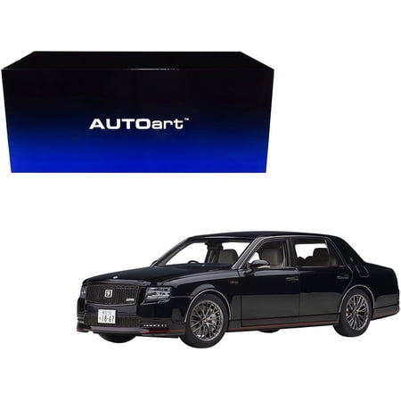 Toyota Century GRMN RHD (Right Hand Drive) Black 1/18 Model Car by Autoart
