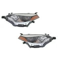 thumbnail image 1 of For Toyota Corolla 2014 2015 2016 Headlight Assembly Driver and Passenger Side | Pair | LED | Clear Lens | CAPA Certified | Replacement For TO2502216C, TO2503216C | 81150-02E60, 81110-02E60, 1 of 5