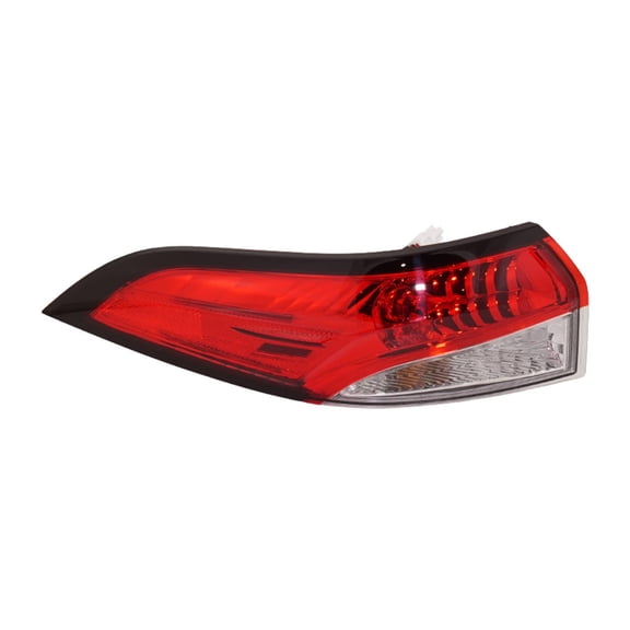 For Toyota Corolla 2020 2021 Tail Light Assembly Driver Side | Outer | Clear & Red Lens | LED | CAPA Certified | Replacement For TO2804154, TO2804154C | 8156002C10