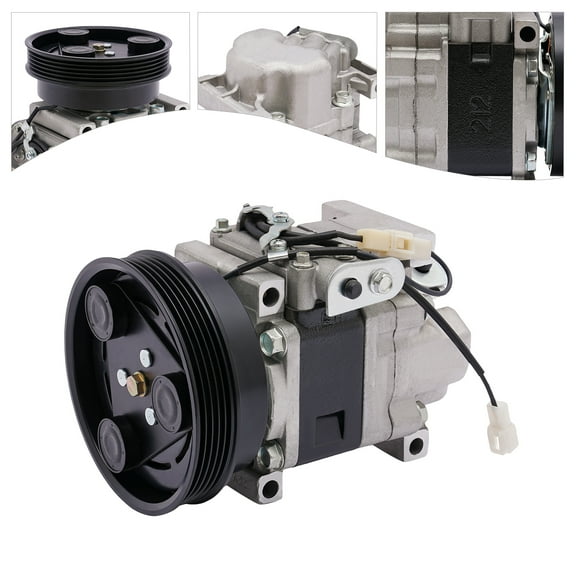 Toyota Corolla A/C Compressor, 12V, Direct Fit for 2001-2003 Mazda Protege, PAG 100 Oil, Fits CO 10763C, 15-22023