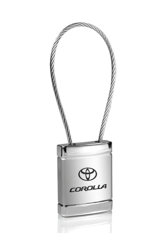 Corolla Chrome Cable Key Chain