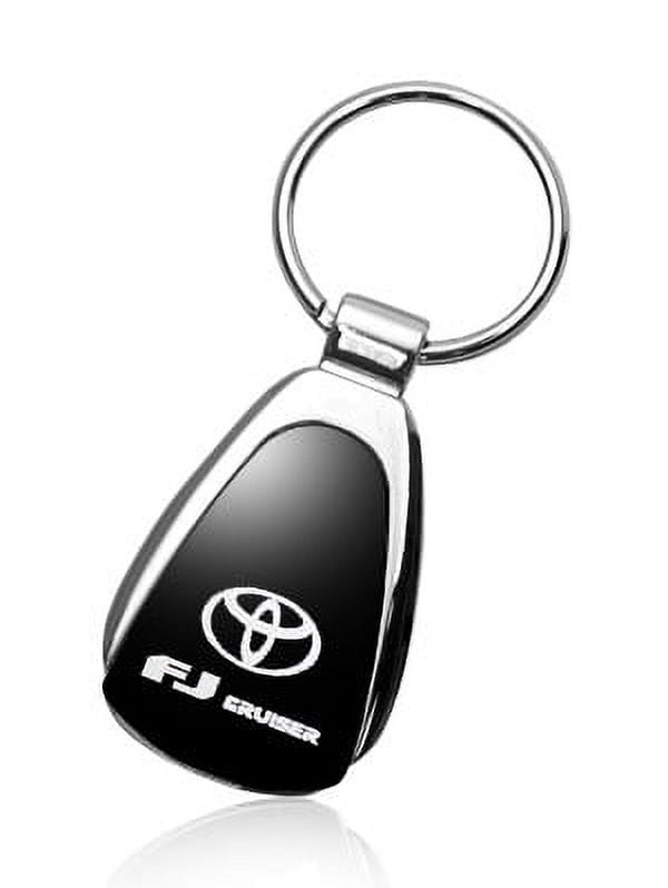 Toyota FJ Cruiser Keychain & Keyring - Black Teardrop