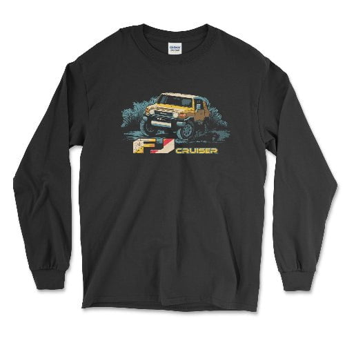 Toyota FJ Cruiser Long Sleeve Tshirt Ultimate Off Road Gear