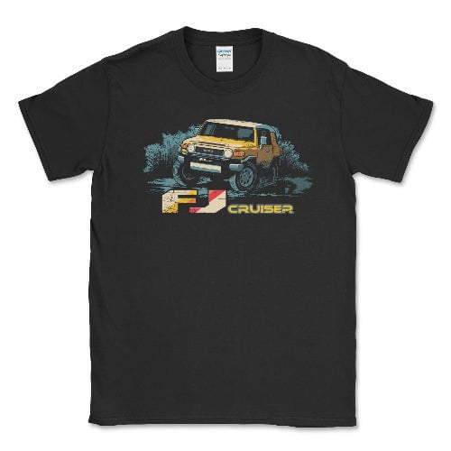 Toyota FJ Cruiser Rugged Off Road Tee Licensed Toyota Gear