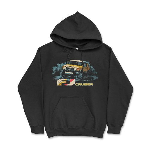 Toyota FJ Hoodie Rugged Off Road Adventure Apparel