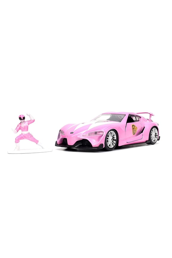 Toyota FT-1 Concept w/ Pink Ranger, Power Rangers - Jada Toys 33079 - 1/32 scale Diecast Car