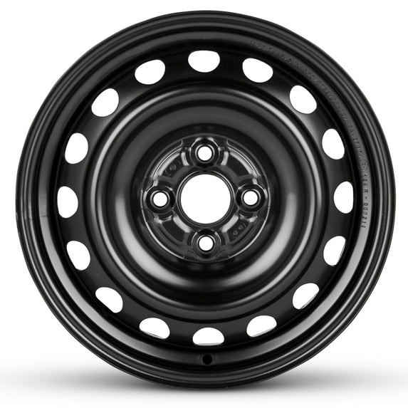 2012-2019 Toyota Yaris Hatchback New 15" Black Replacement Wheel Rim