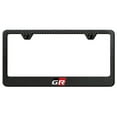 thumbnail image 1 of Toyota GR Logo Black ABS Carbon Fiber License Plate Frame Official Licensed, 1 of 1
